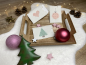Preview: Weihnachtliche Gutscheinhüllen Kreuzstich - ITH-Stickdatei